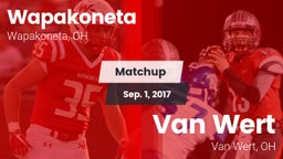 Matchup: Wapakoneta High vs. Van Wert  2017