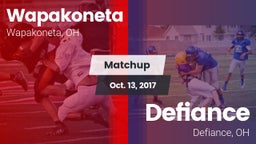 Matchup: Wapakoneta High vs. Defiance  2017