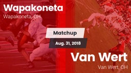 Matchup: Wapakoneta High vs. Van Wert  2018