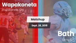 Matchup: Wapakoneta High vs. Bath  2018