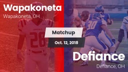 Matchup: Wapakoneta High vs. Defiance  2018