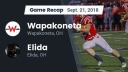 Recap: Wapakoneta  vs. Elida  2018