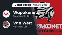 Recap: Wapakoneta  vs. Van Wert  2018