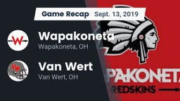 Recap: Wapakoneta  vs. Van Wert  2019