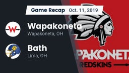 Recap: Wapakoneta  vs. Bath  2019