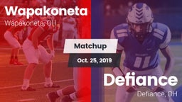 Matchup: Wapakoneta High vs. Defiance  2019