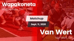 Matchup: Wapakoneta High vs. Van Wert  2020
