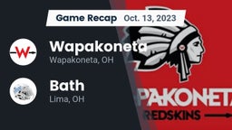 Recap: Wapakoneta  vs. Bath  2023