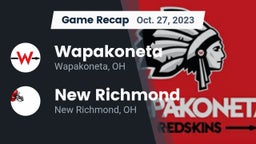 Recap: Wapakoneta  vs. New Richmond  2023