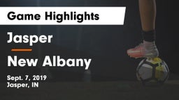 Jasper  vs New Albany  Game Highlights - Sept. 7, 2019