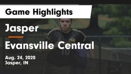 Jasper  vs Evansville Central  Game Highlights - Aug. 24, 2020