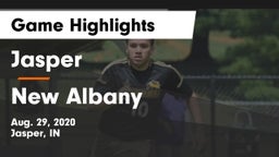Jasper  vs New Albany  Game Highlights - Aug. 29, 2020
