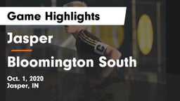 Jasper  vs Bloomington South  Game Highlights - Oct. 1, 2020
