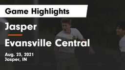 Jasper  vs Evansville Central  Game Highlights - Aug. 23, 2021