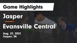 Jasper  vs Evansville Central  Game Highlights - Aug. 22, 2022