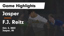 Jasper  vs F.J. Reitz  Game Highlights - Oct. 3, 2022