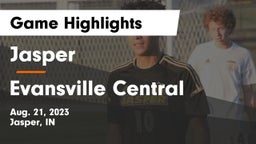 Jasper  vs Evansville Central  Game Highlights - Aug. 21, 2023
