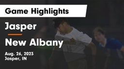 Jasper  vs New Albany  Game Highlights - Aug. 26, 2023