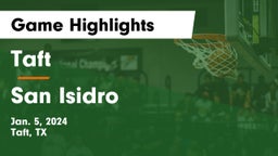 Taft  vs San Isidro  Game Highlights - Jan. 5, 2024