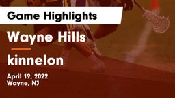Wayne Hills  vs kinnelon Game Highlights - April 19, 2022