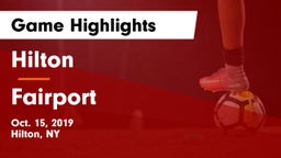Hilton  vs Fairport  Game Highlights - Oct. 15, 2019
