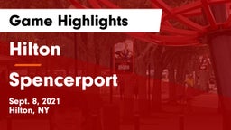 Hilton  vs Spencerport  Game Highlights - Sept. 8, 2021