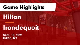 Hilton  vs  Irondequoit  Game Highlights - Sept. 15, 2021