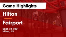 Hilton  vs Fairport  Game Highlights - Sept. 24, 2021