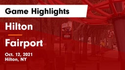 Hilton  vs Fairport  Game Highlights - Oct. 12, 2021