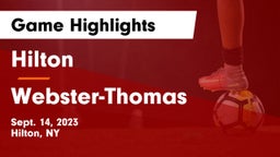 Hilton  vs Webster-Thomas  Game Highlights - Sept. 14, 2023