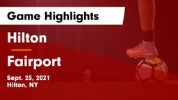Hilton  vs Fairport  Game Highlights - Sept. 23, 2021