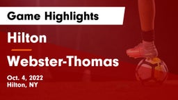 Hilton  vs Webster-Thomas  Game Highlights - Oct. 4, 2022