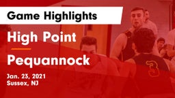 High Point  vs Pequannock  Game Highlights - Jan. 23, 2021