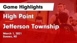 High Point  vs Jefferson Township  Game Highlights - March 1, 2021