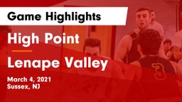 High Point  vs Lenape Valley  Game Highlights - March 4, 2021
