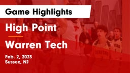 High Point  vs Warren Tech Game Highlights - Feb. 2, 2023