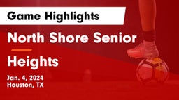 North Shore Senior  vs Heights  Game Highlights - Jan. 4, 2024