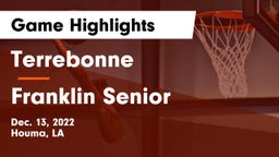Terrebonne  vs Franklin Senior  Game Highlights - Dec. 13, 2022