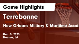 Terrebonne  vs New Orleans Military & Maritime Academy Game Highlights - Dec. 5, 2023