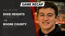 Recap: Dixie Heights  vs. Boone County  2016