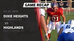 Recap: Dixie Heights  vs. Highlands  2016