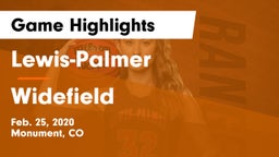 Lewis-Palmer  vs Widefield  Game Highlights - Feb. 25, 2020
