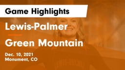 Lewis-Palmer  vs Green Mountain  Game Highlights - Dec. 10, 2021