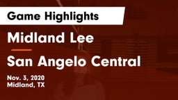Midland Lee  vs San Angelo Central  Game Highlights - Nov. 3, 2020