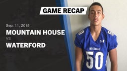 Recap: Mountain House  vs. Waterford  2015