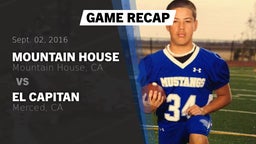 Recap: Mountain House  vs. El Capitan  2016