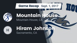 Recap: Mountain House  vs. Hiram Johnson 2017