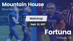 Matchup: Mountain House High vs. Fortuna  2017