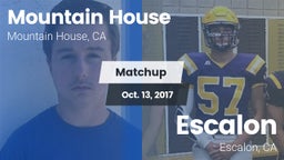 Matchup: Mountain House High vs. Escalon  2017