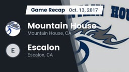 Recap: Mountain House  vs. Escalon  2017